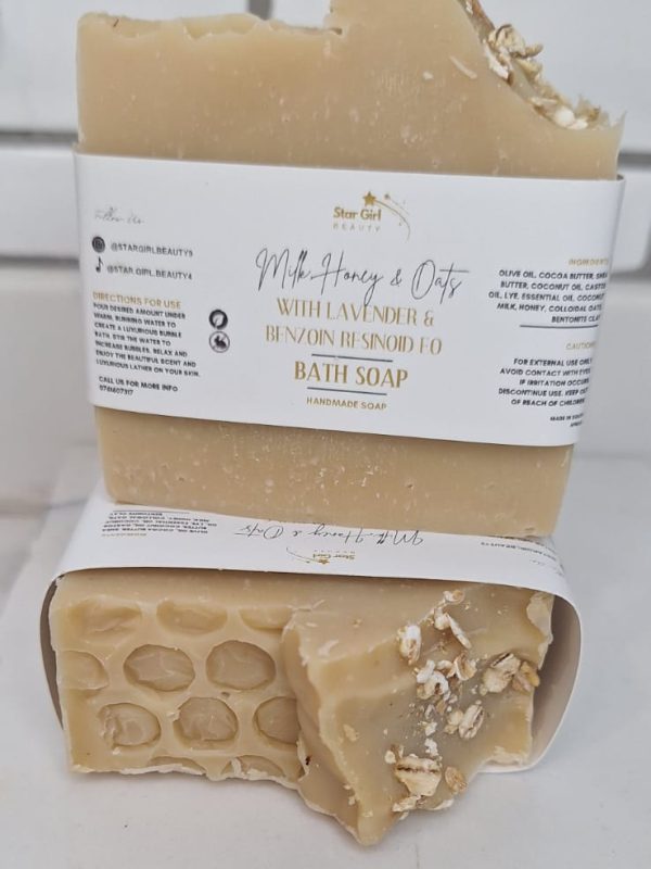 Milk,honey and oats soap Milk, Honey & Oats
