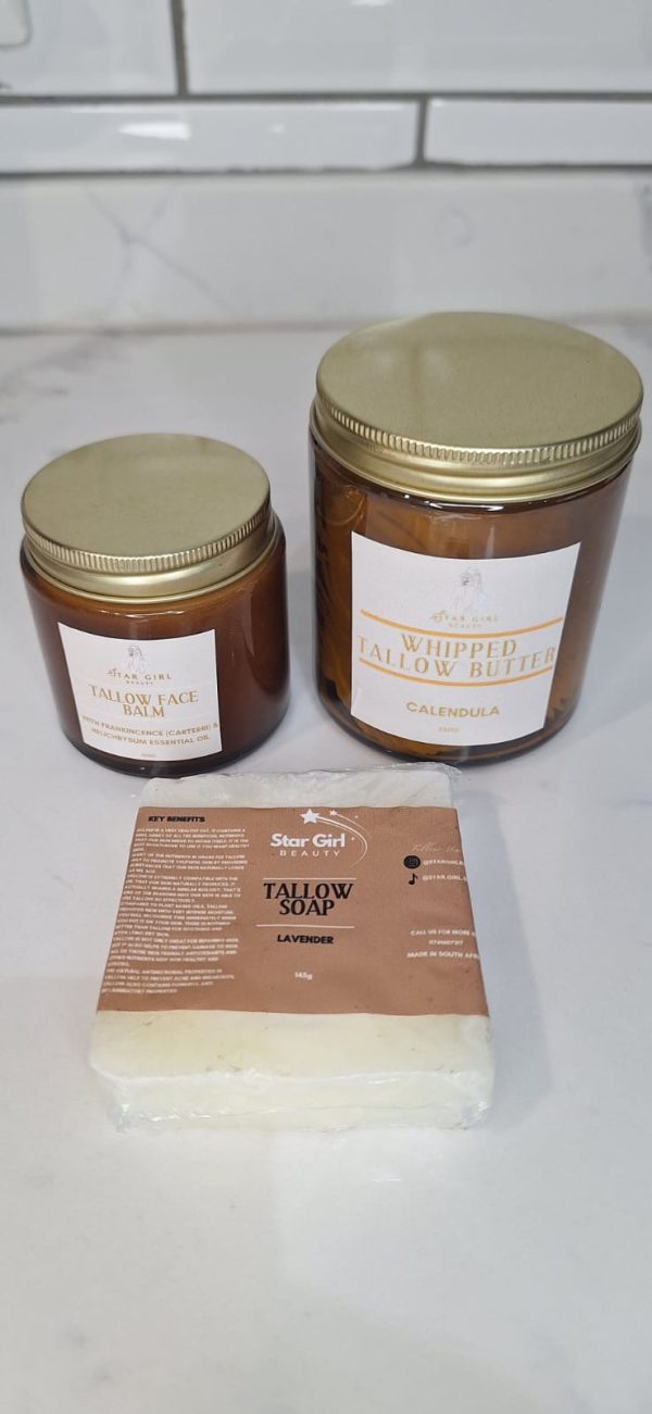 Tallow Bundle Tallow Body Butter, Face Balm and Soap