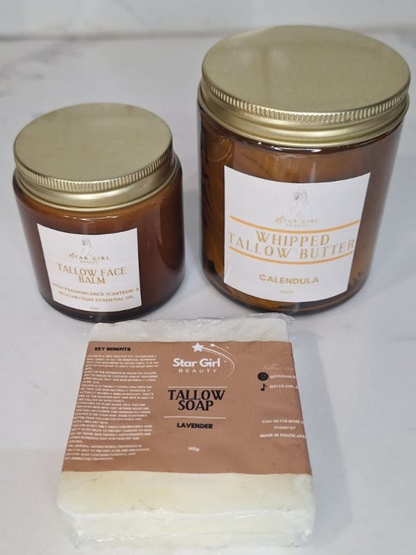 Tallow Bundle Tallow Body Butter, Face Balm and Soap